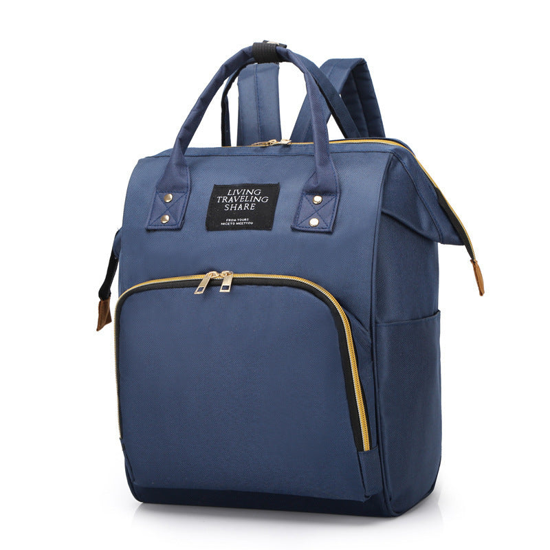 Sleek multi-functional, space efficient baby-mother bag.
